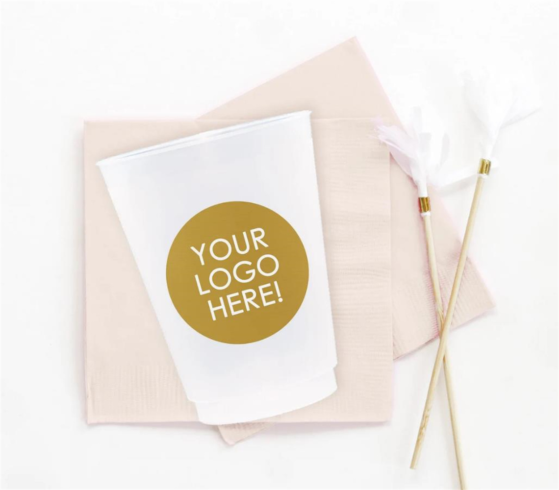 Wedding Logo Plastic Cups, Cor - Plastic Cup 50Pcs recension och pris