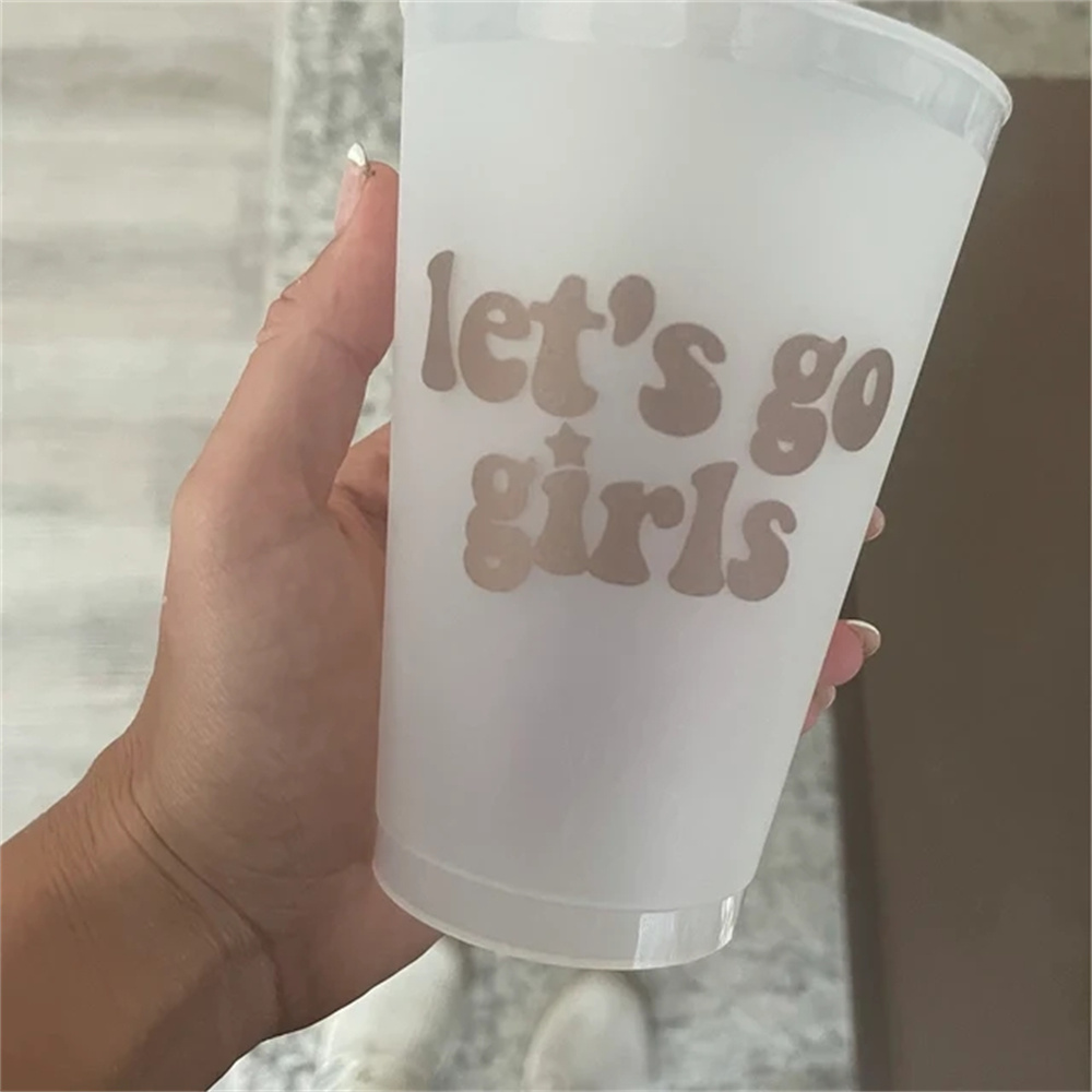 Wedding Logo Plastic Cups, Cor - Plastic Cup 50Pcs recension och pris
