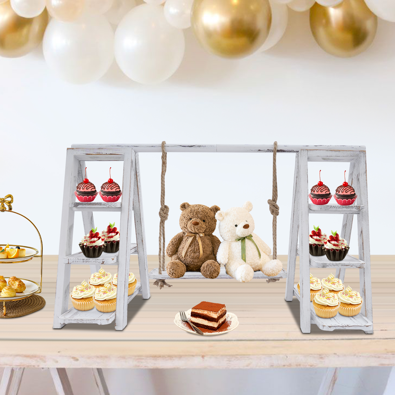 3-Tier A-Shape Cupcake Stand W - Cupcake Stand Tier recension och pris