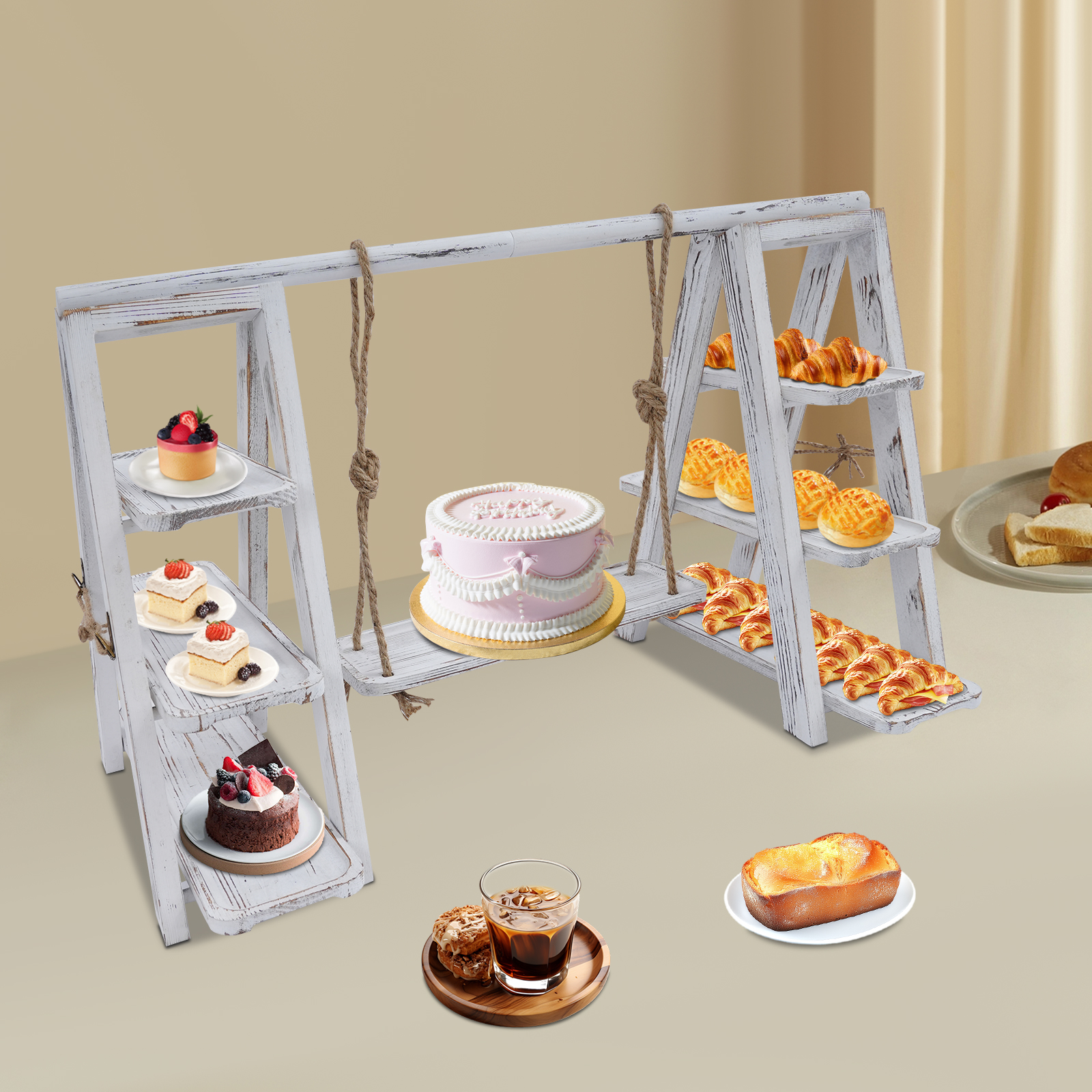 3-Tier A-Shape Cupcake Stand W - Cupcake Stand Tier recension och pris