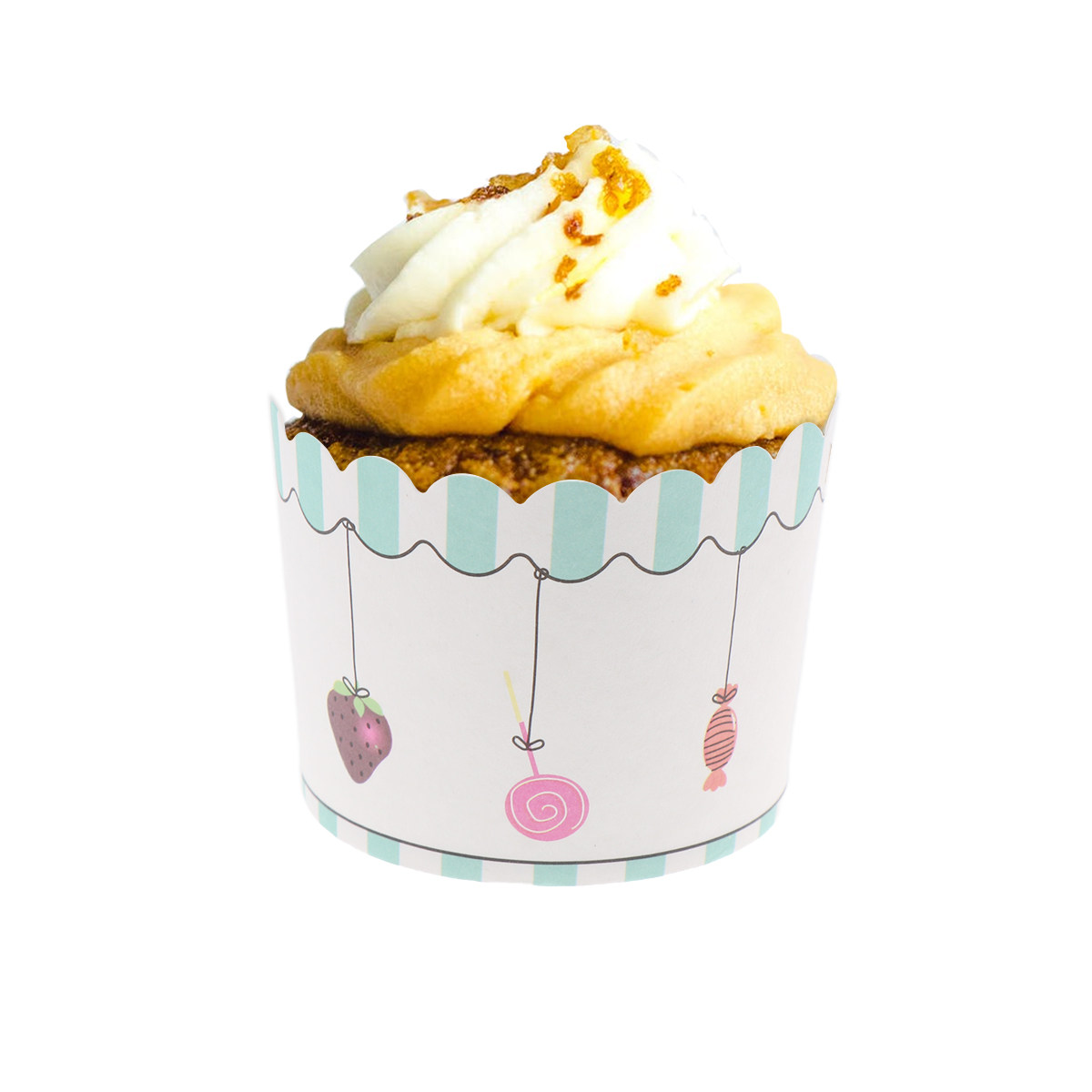 50Pcs Decorative Floral Patter - Plastic Cup 50Pcs recension och pris