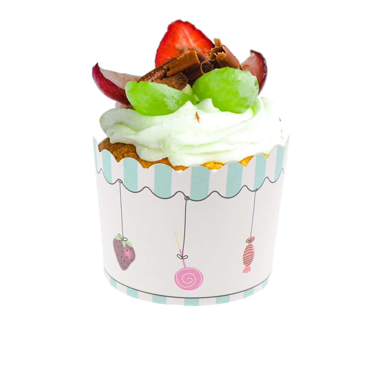 50Pcs Decorative Floral Patter - Plastic Cup 50Pcs recension och pris