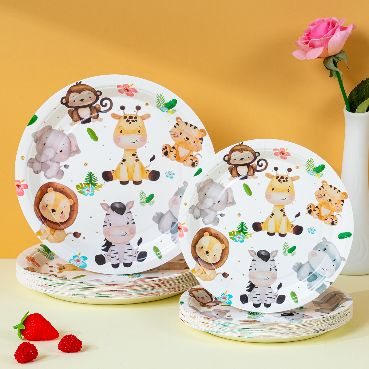 Jungle Safari Animal Disposabl - Event Supplies recension och pris