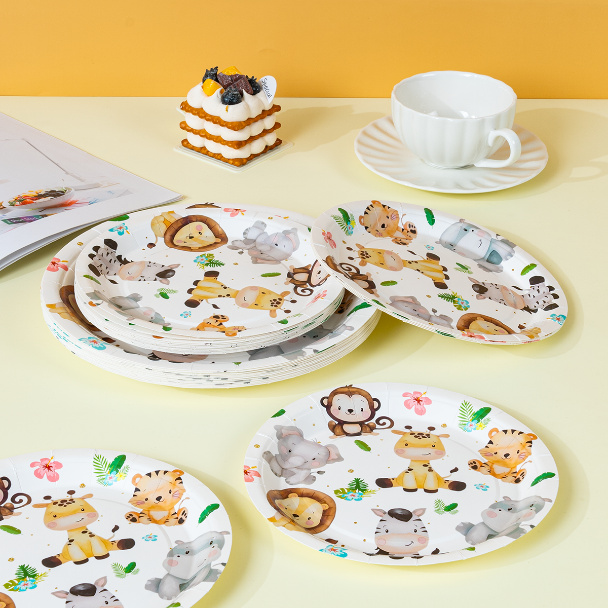 Jungle Safari Animal Disposabl - Event Supplies recension och pris