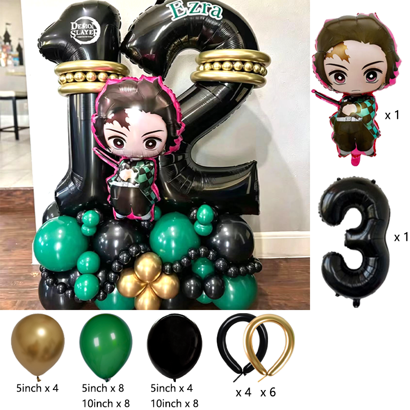 Premium Demon Slayer Theme Bal - Balloon Arch Kit recension och pris