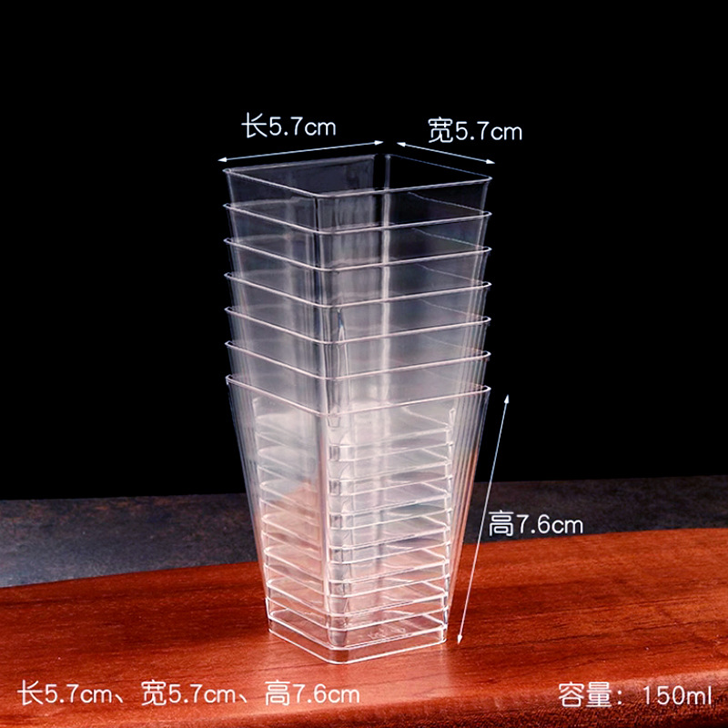 25/50/100 Pack 5oz Mini Desser - Plastic Cup 50Pcs recension och pris