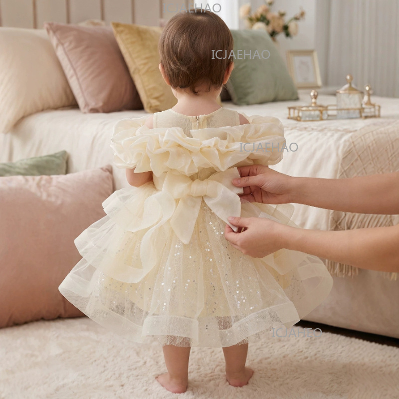 2026 Children Girls Tulle Bead - Glitter Tablecloth recension och pris
