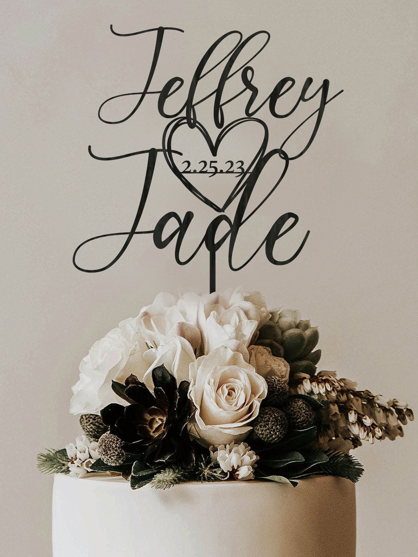 Custom Cake Topper - 1PC Perso - Event Suppliers recension och pris