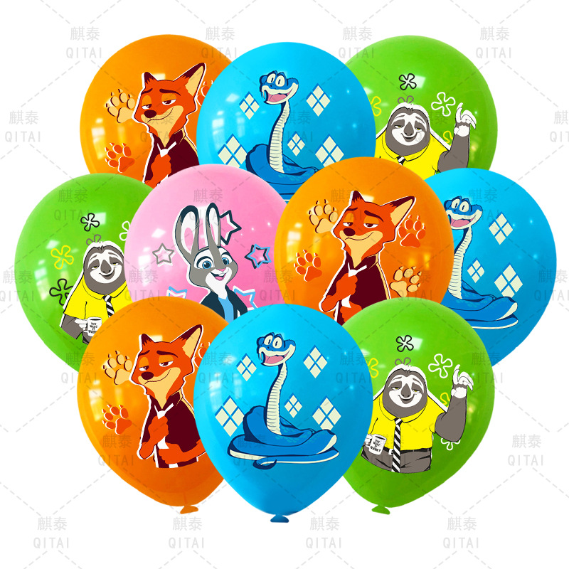 New Zootopia Balloons Wild Ani - Event Supplies recension och pris