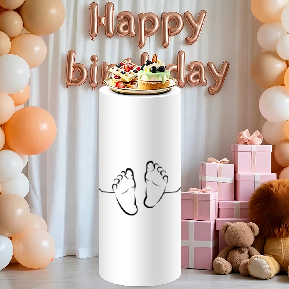 Yeele 3PCS Baby Silhouette Cyl - Dessert Table Backdrop recension och pris