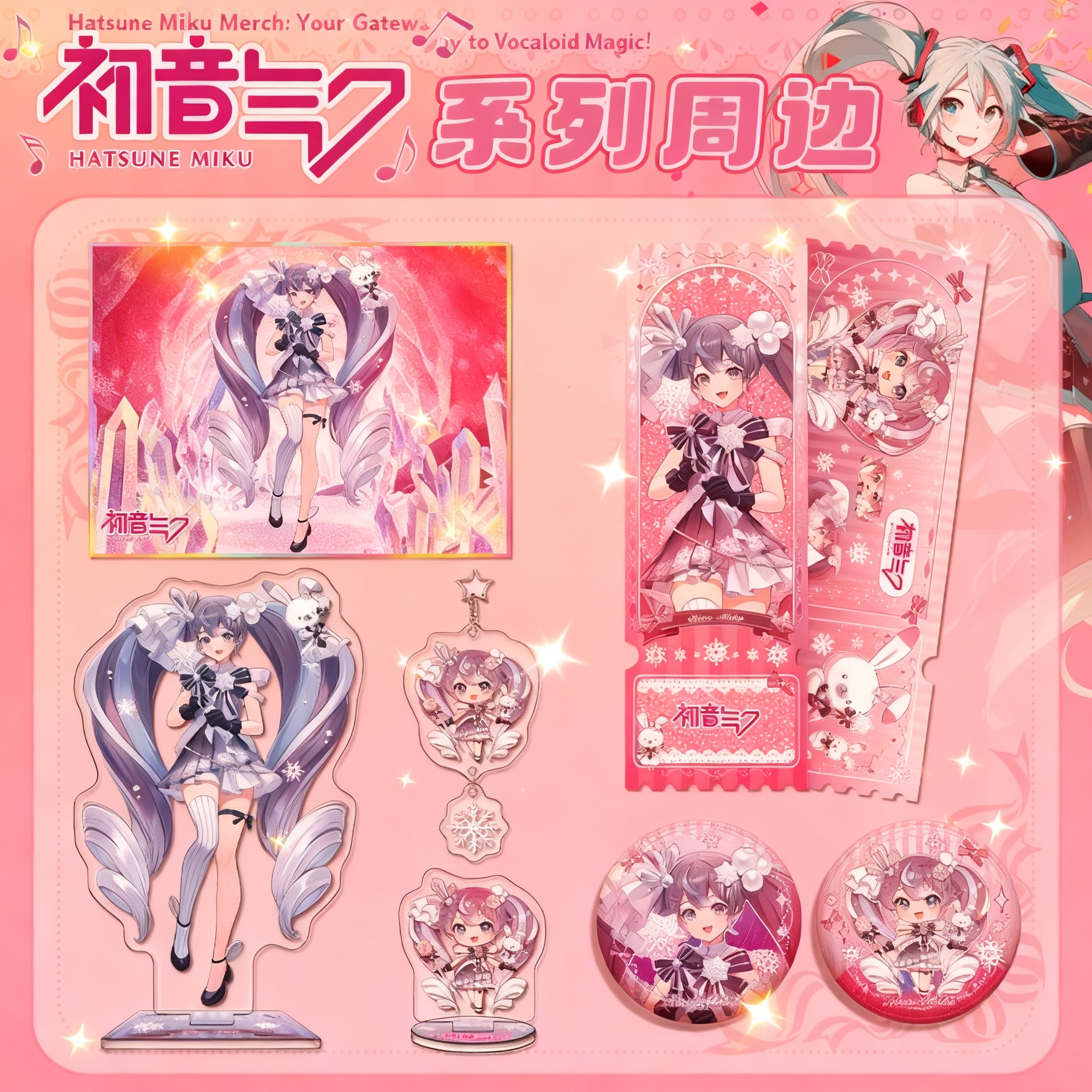 Snow Miku Future Series Acryli - Event Support recension och pris