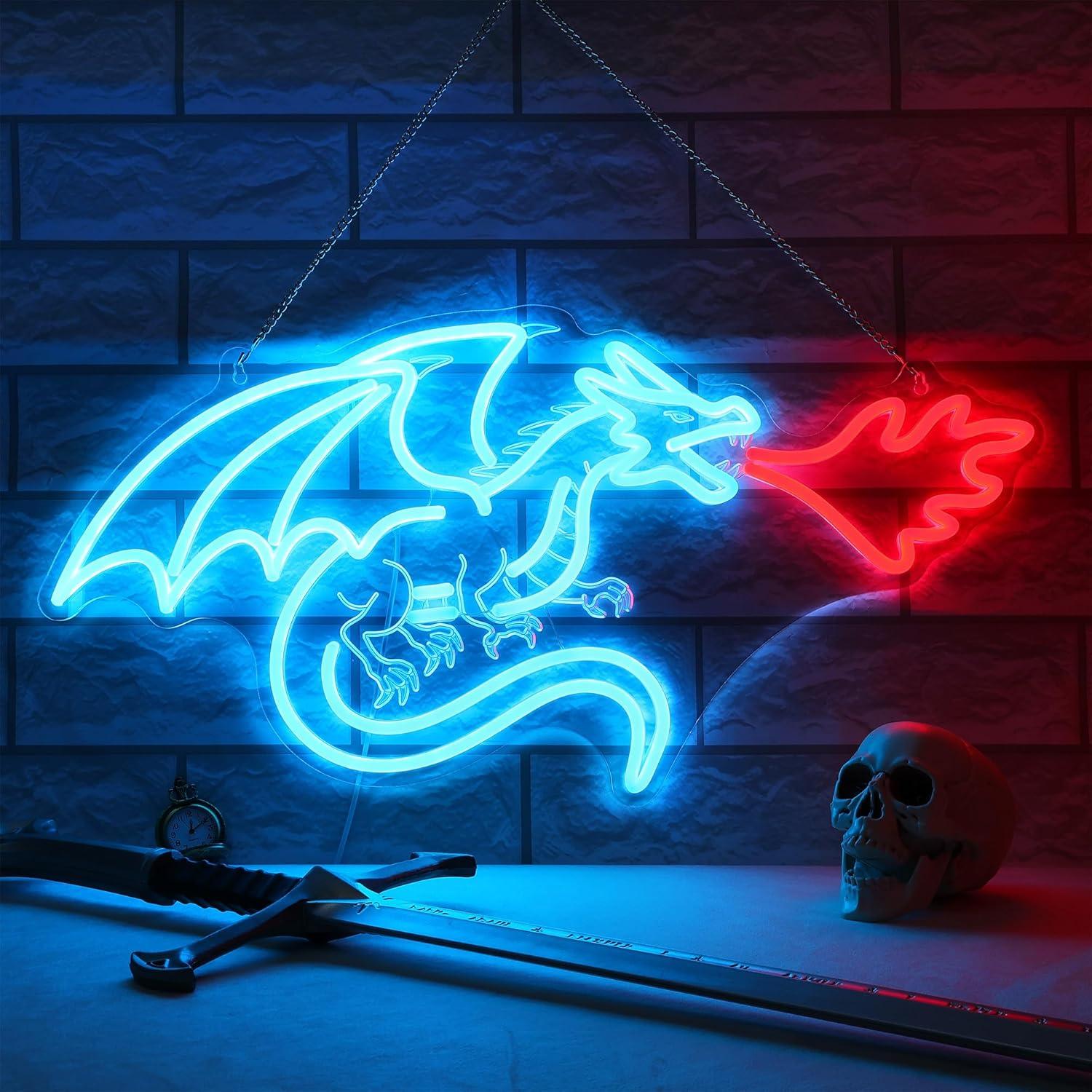 Dragon Neon Sign LED Dimmable  - Neon Sign Party recension och pris