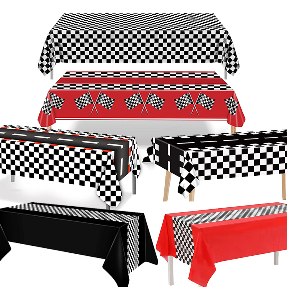 Racing Car Theme Disposable Ta - Table Cloth Disposable recension och pris