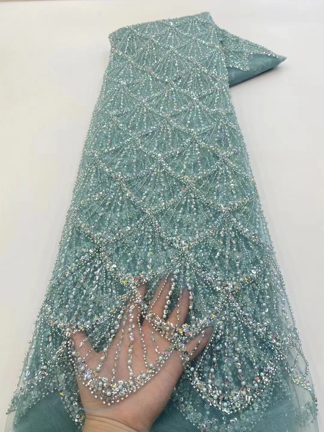African Tulle Lace Fabric 2026 - Glitter Tablecloth recension och pris