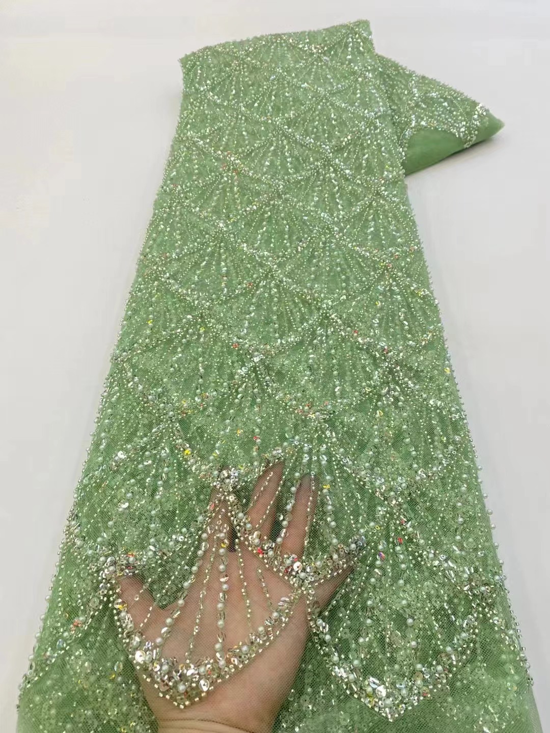 African Tulle Lace Fabric 2026 - Glitter Tablecloth recension och pris