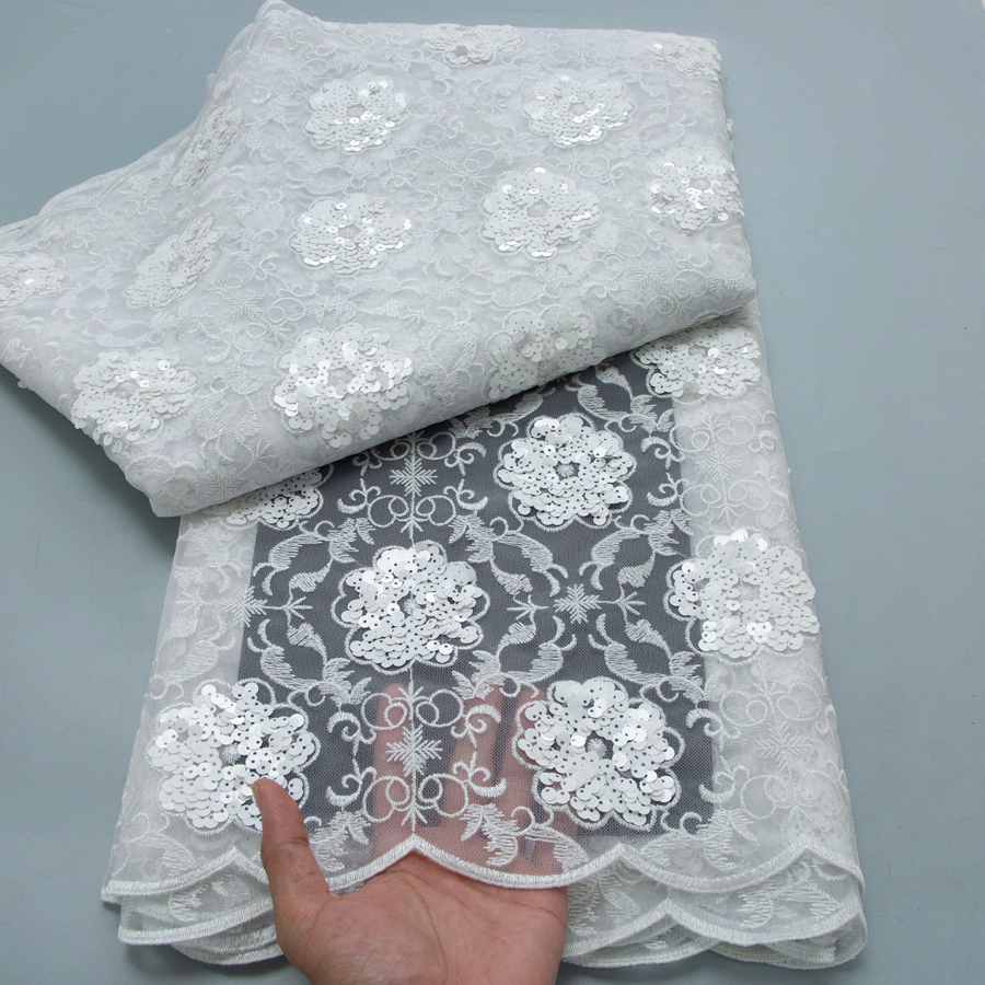 2026 French Embroidered Mesh L - Glitter Tablecloth recension och pris