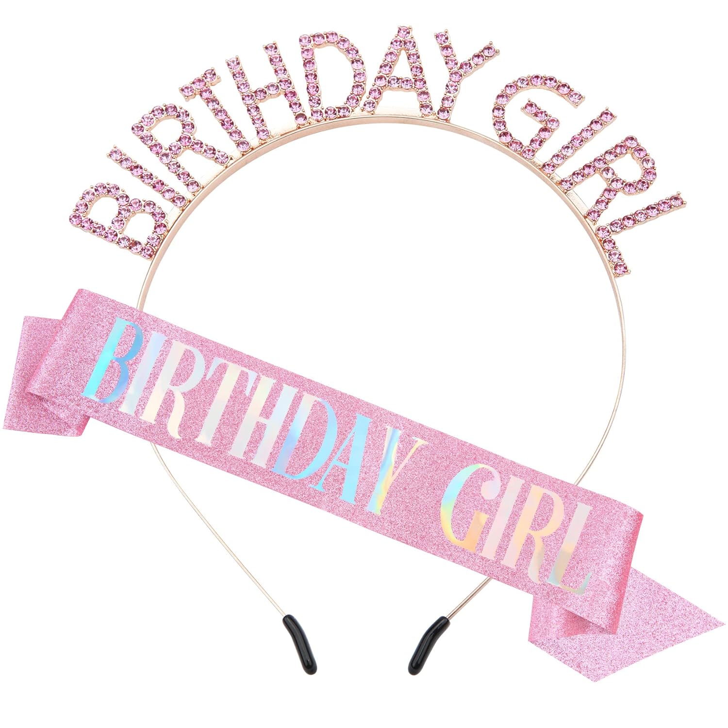 Glitter Birthday Sash Tiara Rh - Birthday Sash Glitter recension och pris