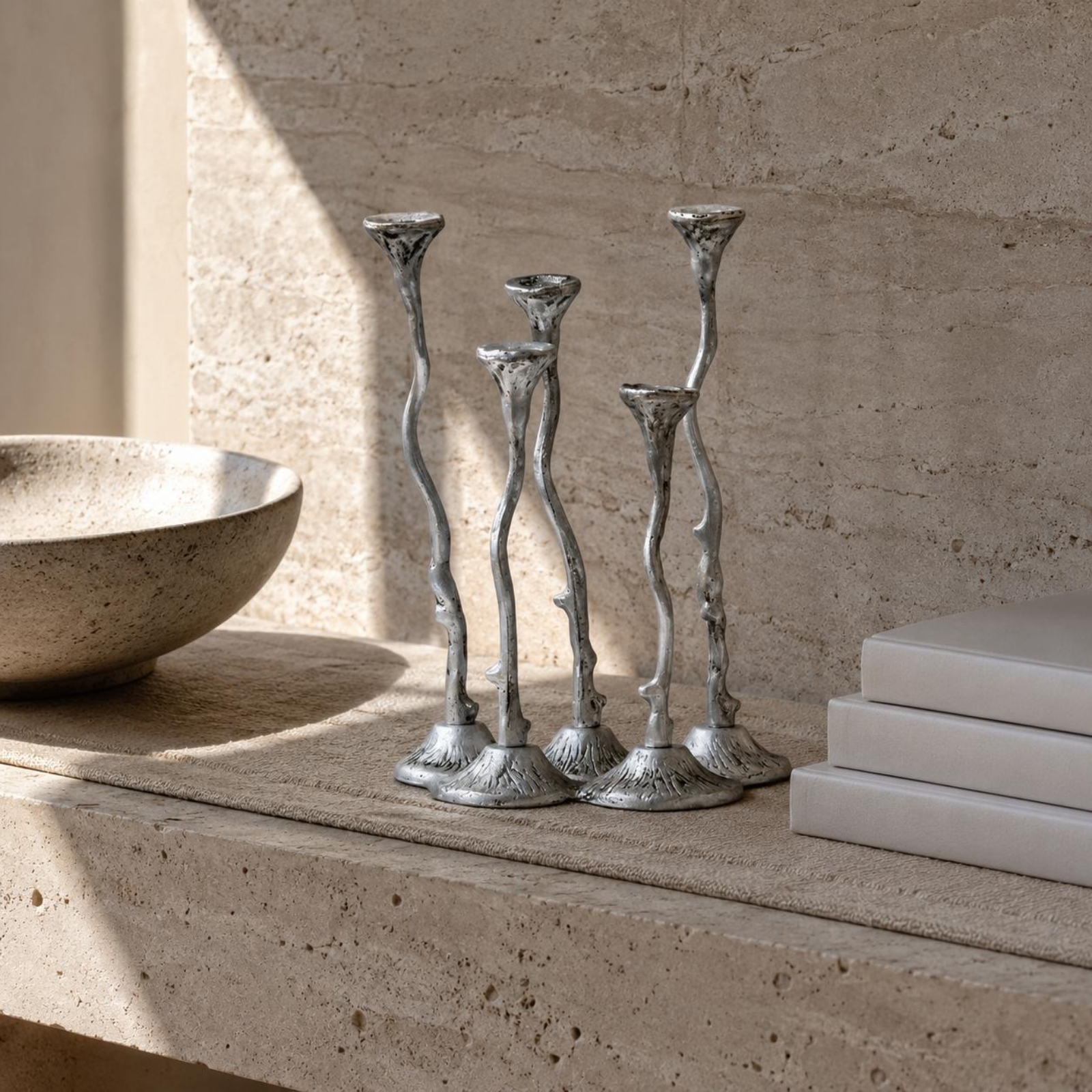 Cast Aluminum Candle Holder De - Centerpiece Stick recension och pris