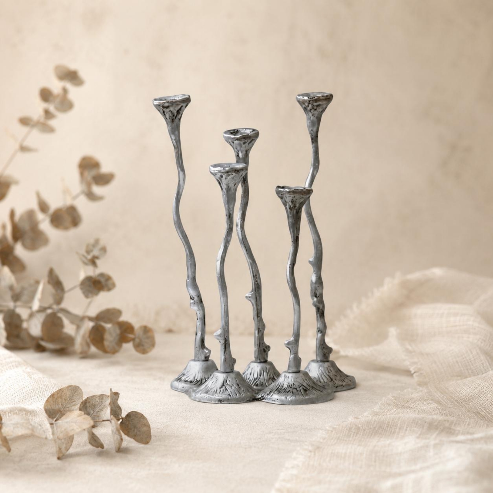 Cast Aluminum Candle Holder De - Centerpiece Stick recension och pris