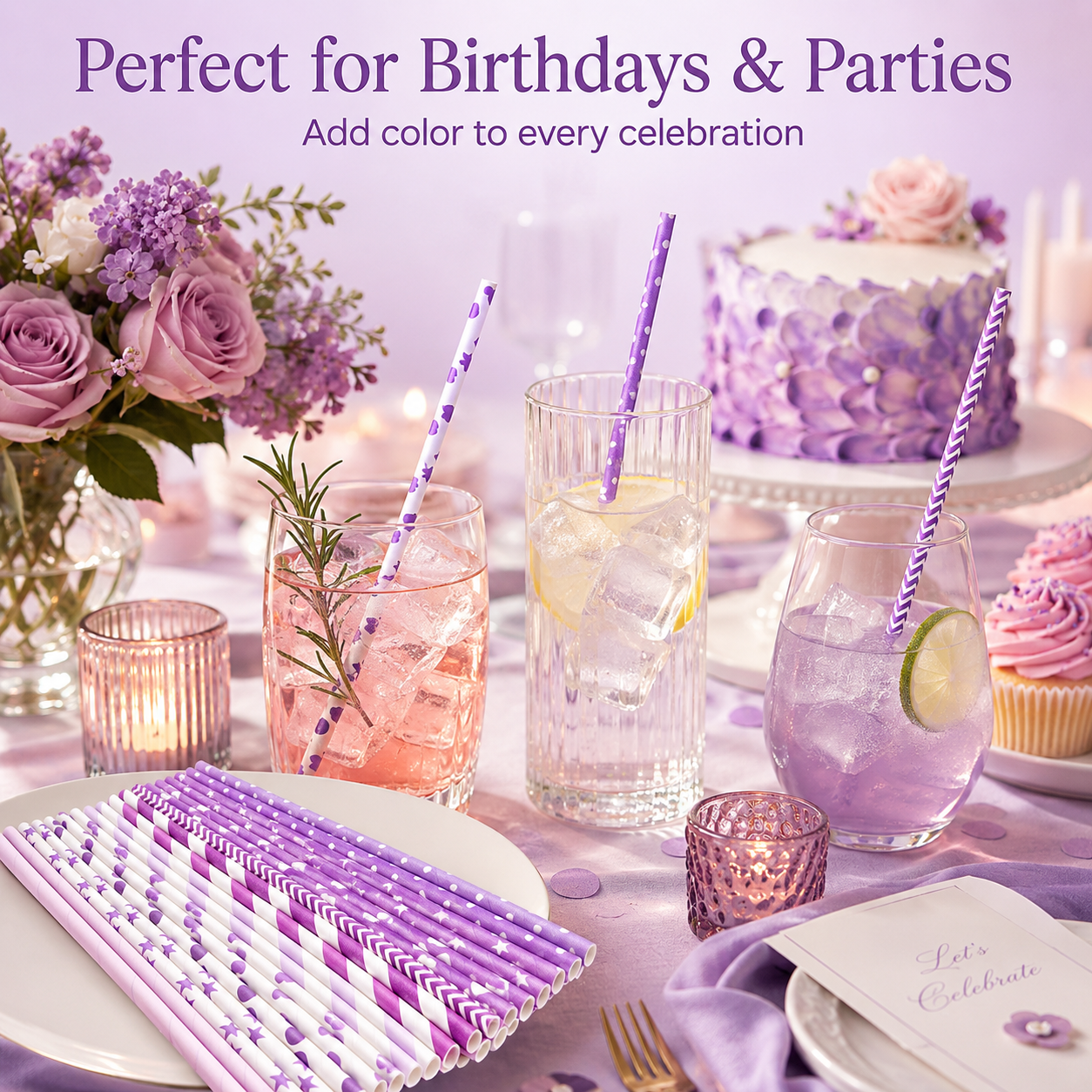 25pcs Colorful Patterned Paper - Paper Straw Color recension och pris