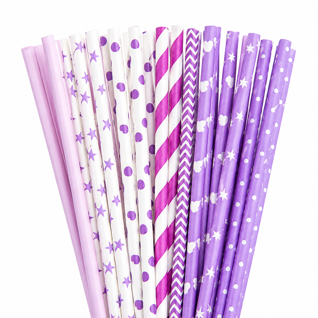 25pcs Colorful Patterned Paper - Paper Straw Color recension och pris