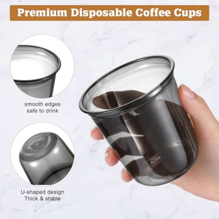 50pcs Disposable Stemless Glas - Plastic Cup 50Pcs recension och pris