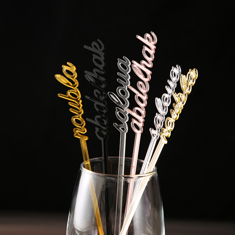 Personalized name drink stirre - Centerpiece Stick recension och pris