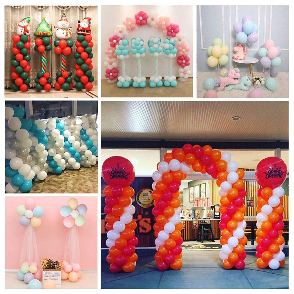 2Sets Balloon Column Stand Kit - Balloon Arch Kit recension och pris