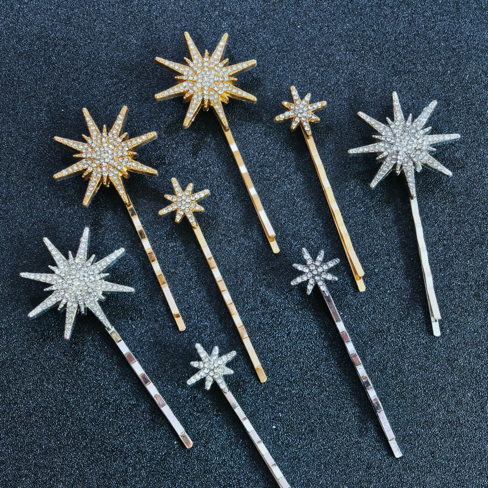 3/4 pcs set Crystal Star Hairp - Event Suppliers recension och pris