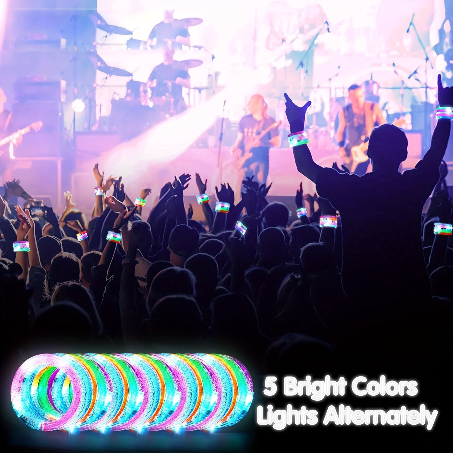 Glow-Up Party Bracelets Pack – - Event & Party Supply Photos recension och pris