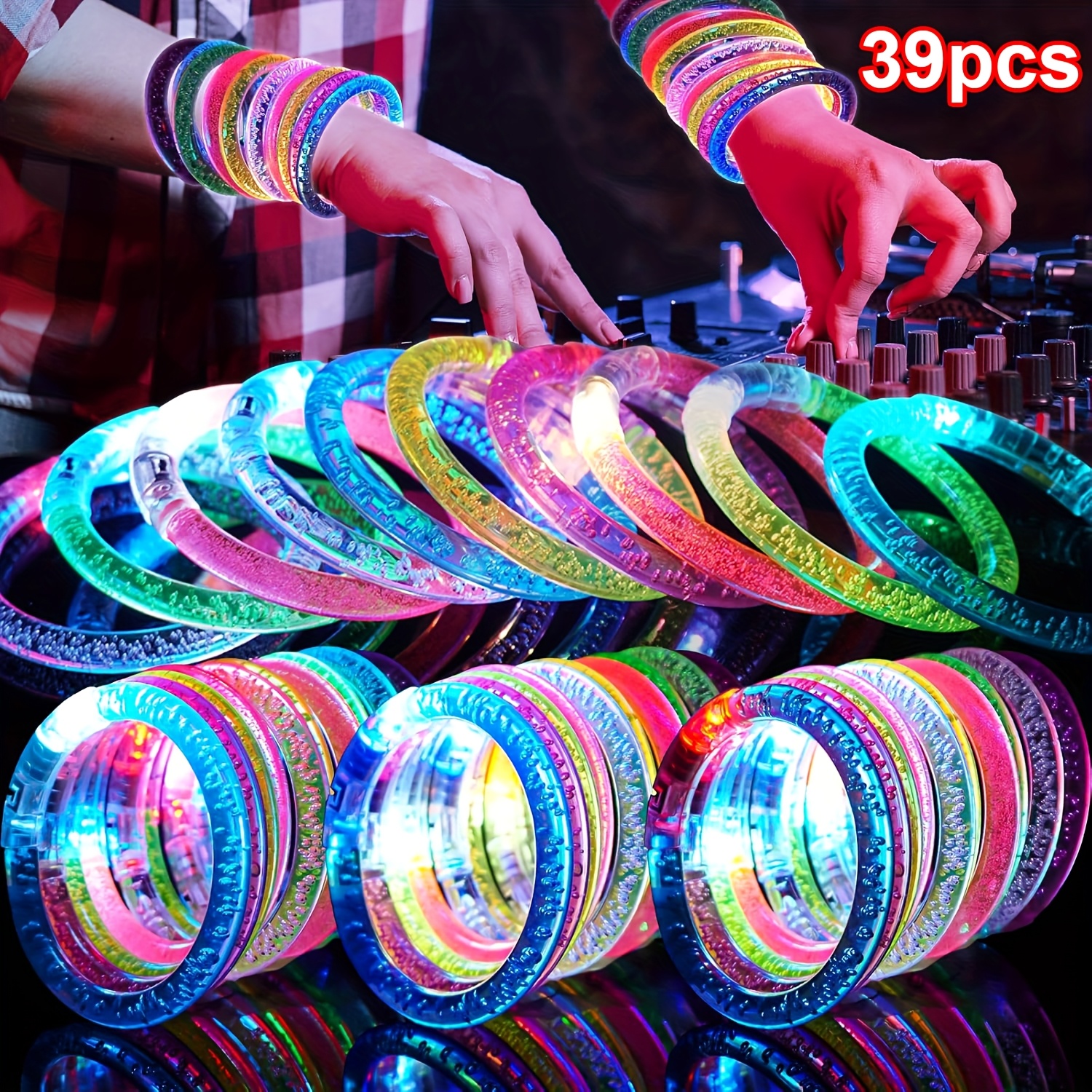 Glow-Up Party Bracelets Pack – - Event & Party Supply Photos recension och pris