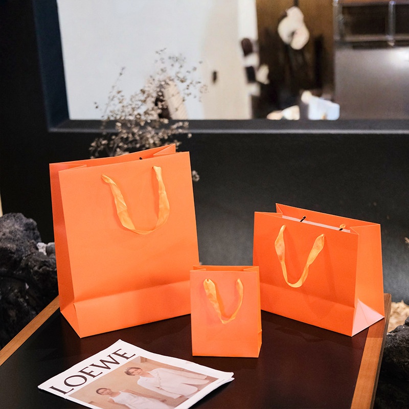 10pcs Orange Clothing Tote Bag - Event Party Shop recension och pris
