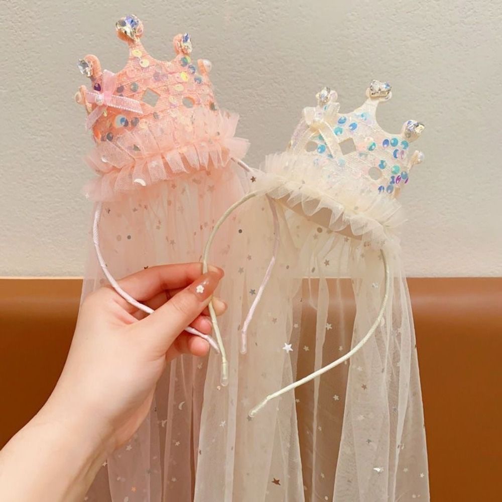 Sparkly Princess Crown Veil He - Glitter Tablecloth recension och pris