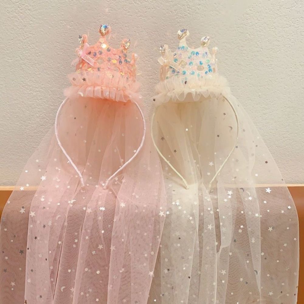 Sparkly Princess Crown Veil He - Glitter Tablecloth recension och pris