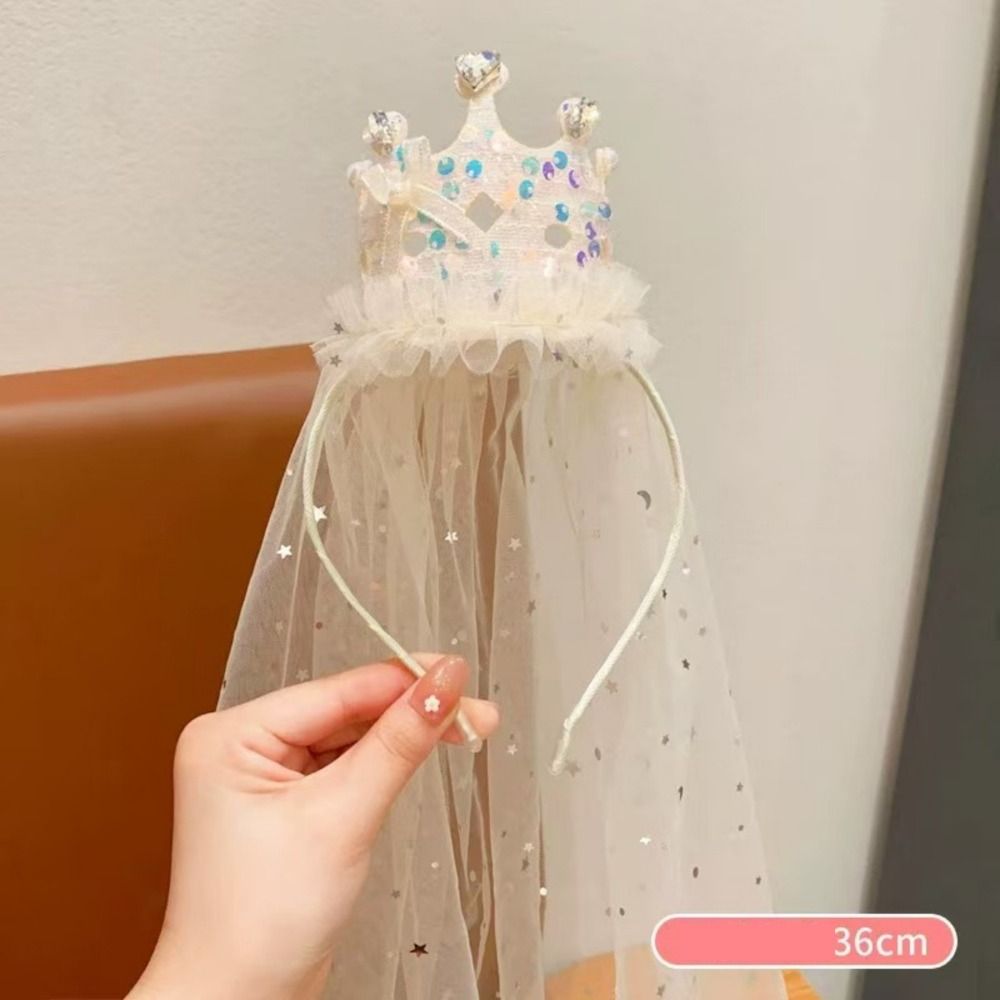 Sparkly Princess Crown Veil He - Glitter Tablecloth recension och pris