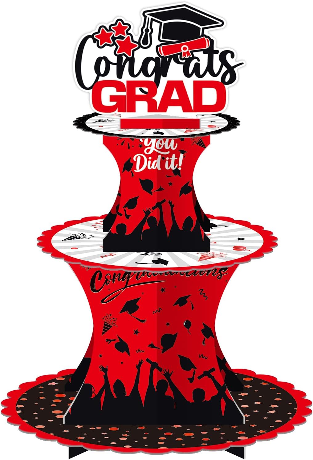 Homiva Store Graduation Cupcak - Cupcake Stand Tier recension och pris