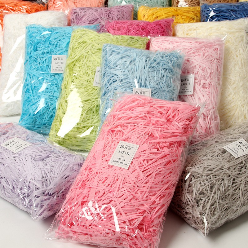 100g raffi Colorful Shredded C - Paper Straw Color recension och pris