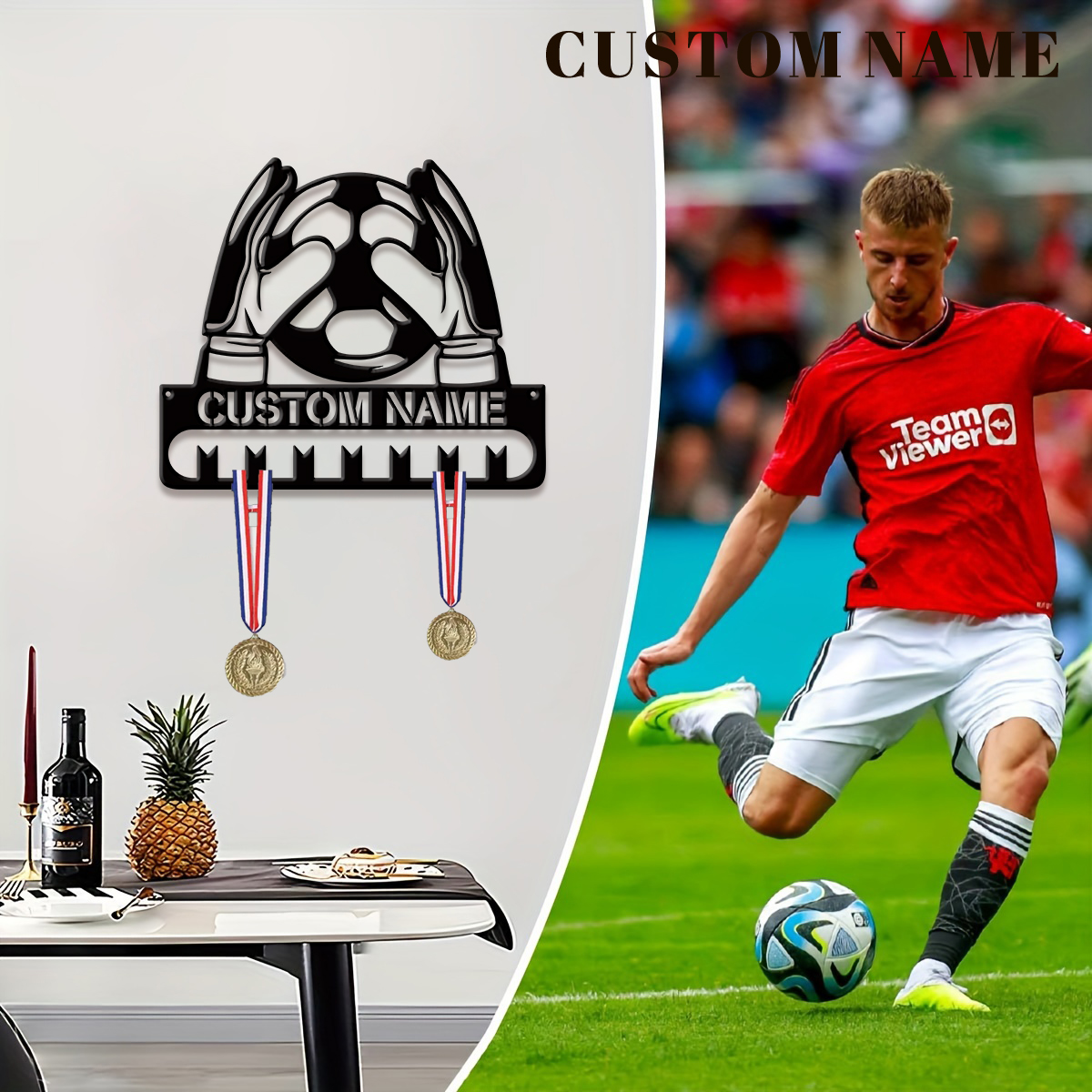 Custom Football Player Metal M - Eve Party recension och pris