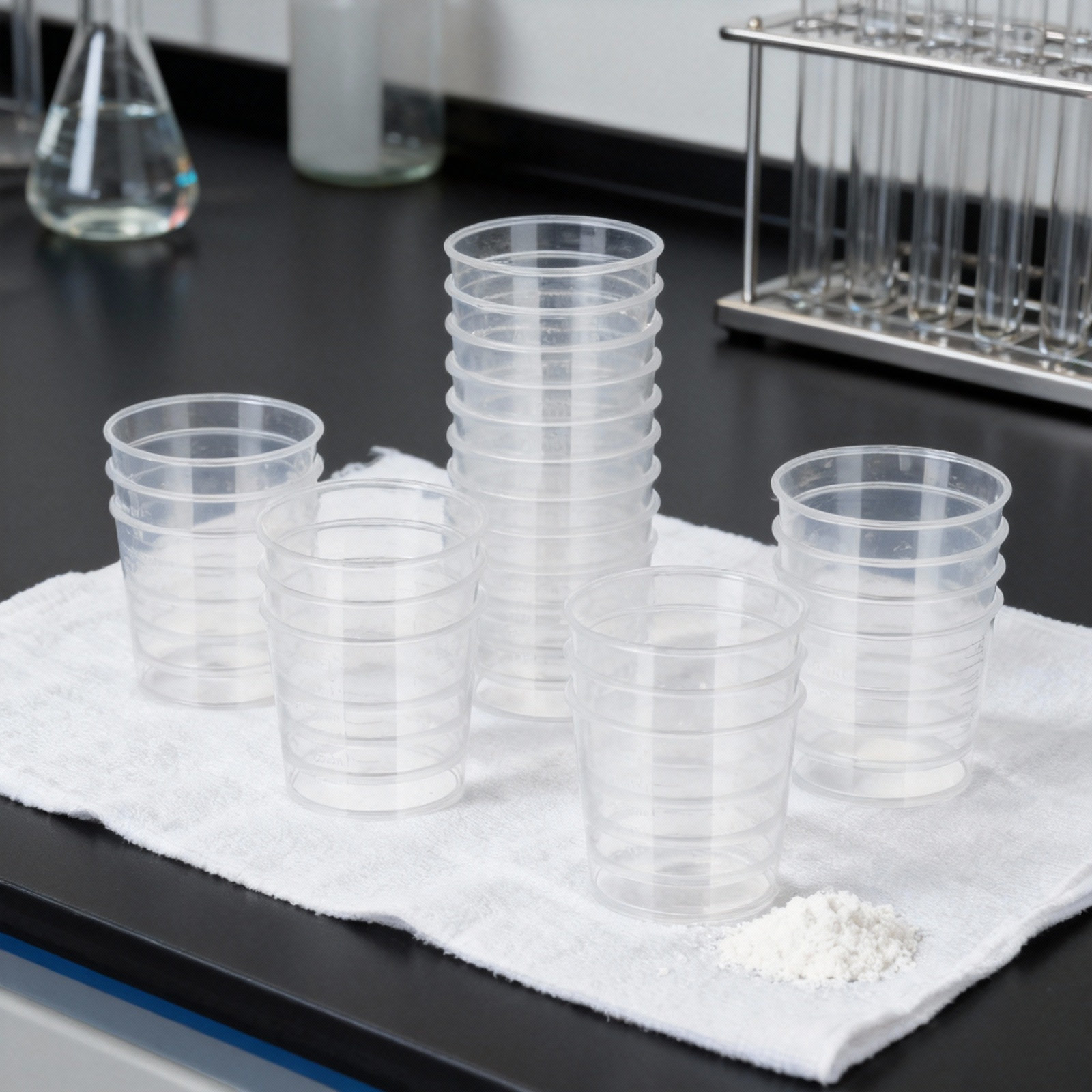 50Pcs Plastic Graduated Measur - Plastic Cup 50Pcs recension och pris