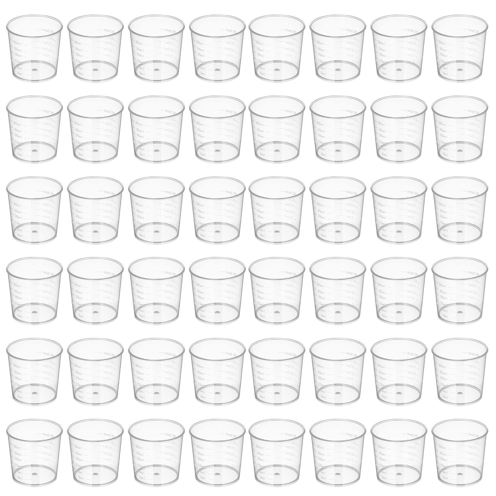 50Pcs Plastic Graduated Measur - Plastic Cup 50Pcs recension och pris