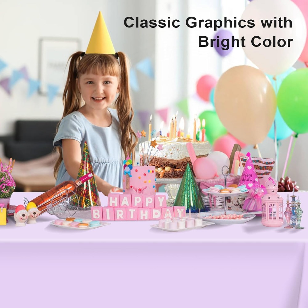 Light Purple Disposable Tablec - Table Cloth Disposable recension och pris