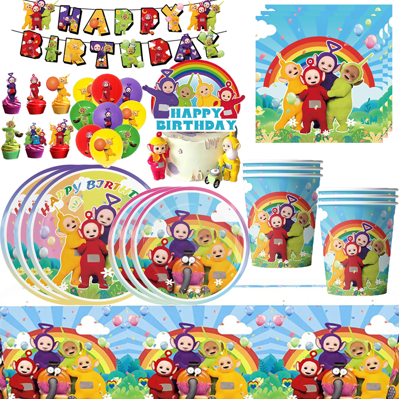 Teletubbies Birthday Party Dec - Table Cloth Disposable recension och pris