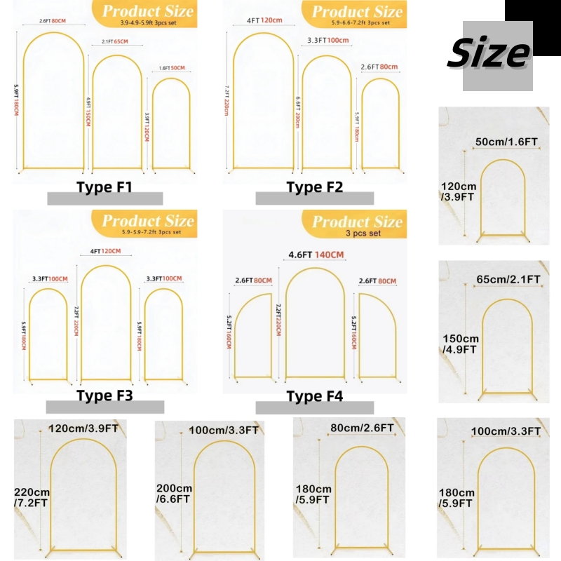 EU Warehouse Gold Metal Balloo - Balloon Arch Kit recension och pris