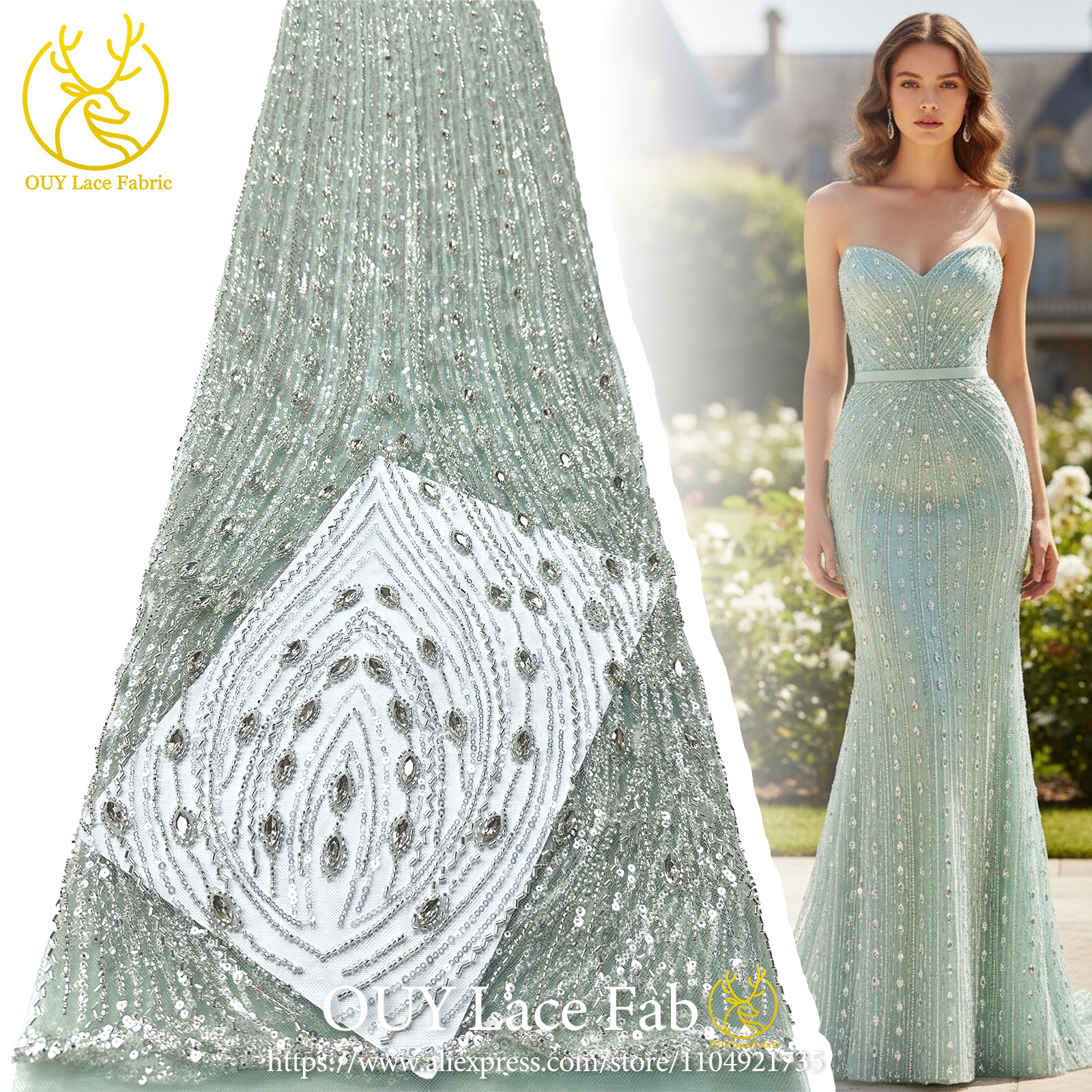 Luxurious Nigerian Diamond Lac - Glitter Tablecloth recension och pris