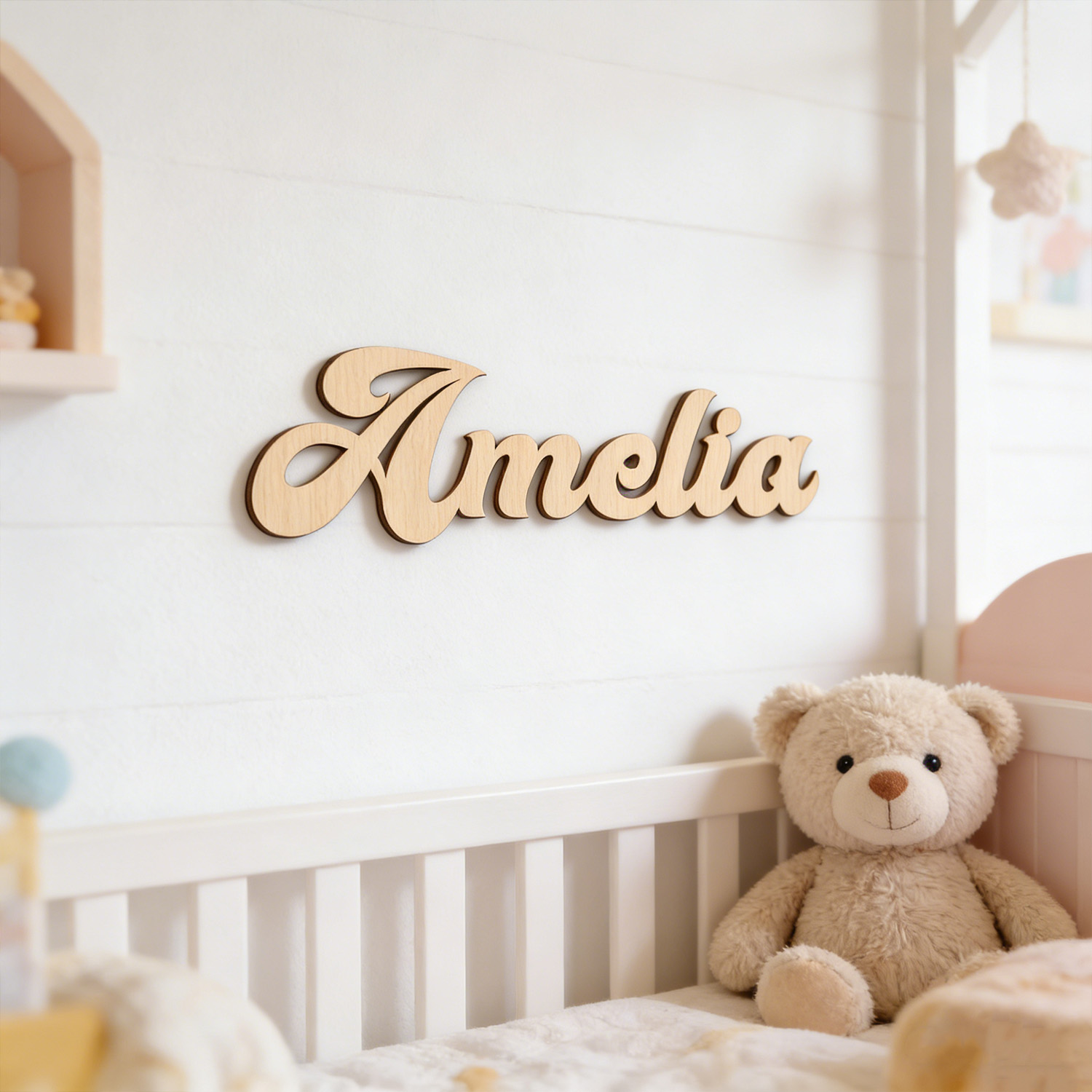 1pc Customized wooden wall dec - Eve Party recension och pris