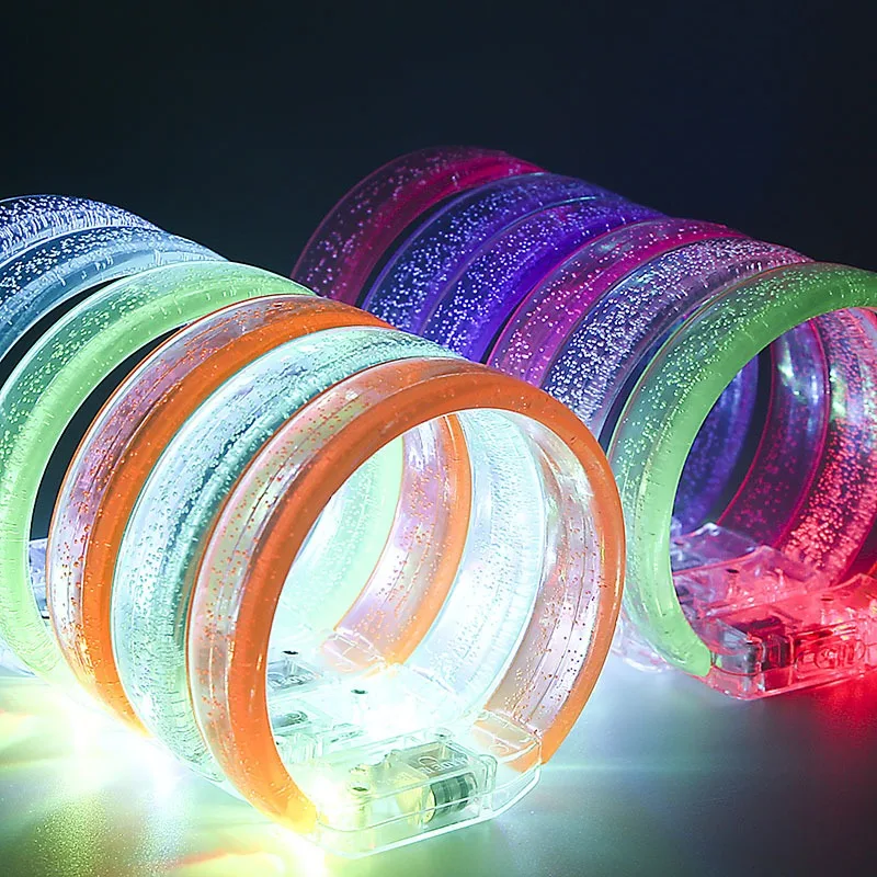 5/8/10pcs LED Glow Bangle Brac - Cotton Candy Cone recension och pris
