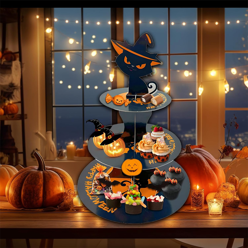 Halloween Cake Stand Pumpkin B - Cupcake Stand Tier recension och pris