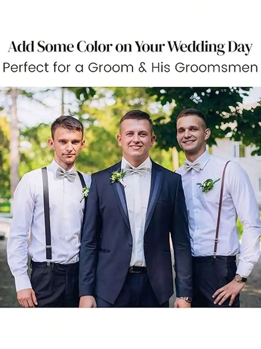 Mens Solid Color Satin Pre-Tie - Event & Party Supply Photos recension och pris