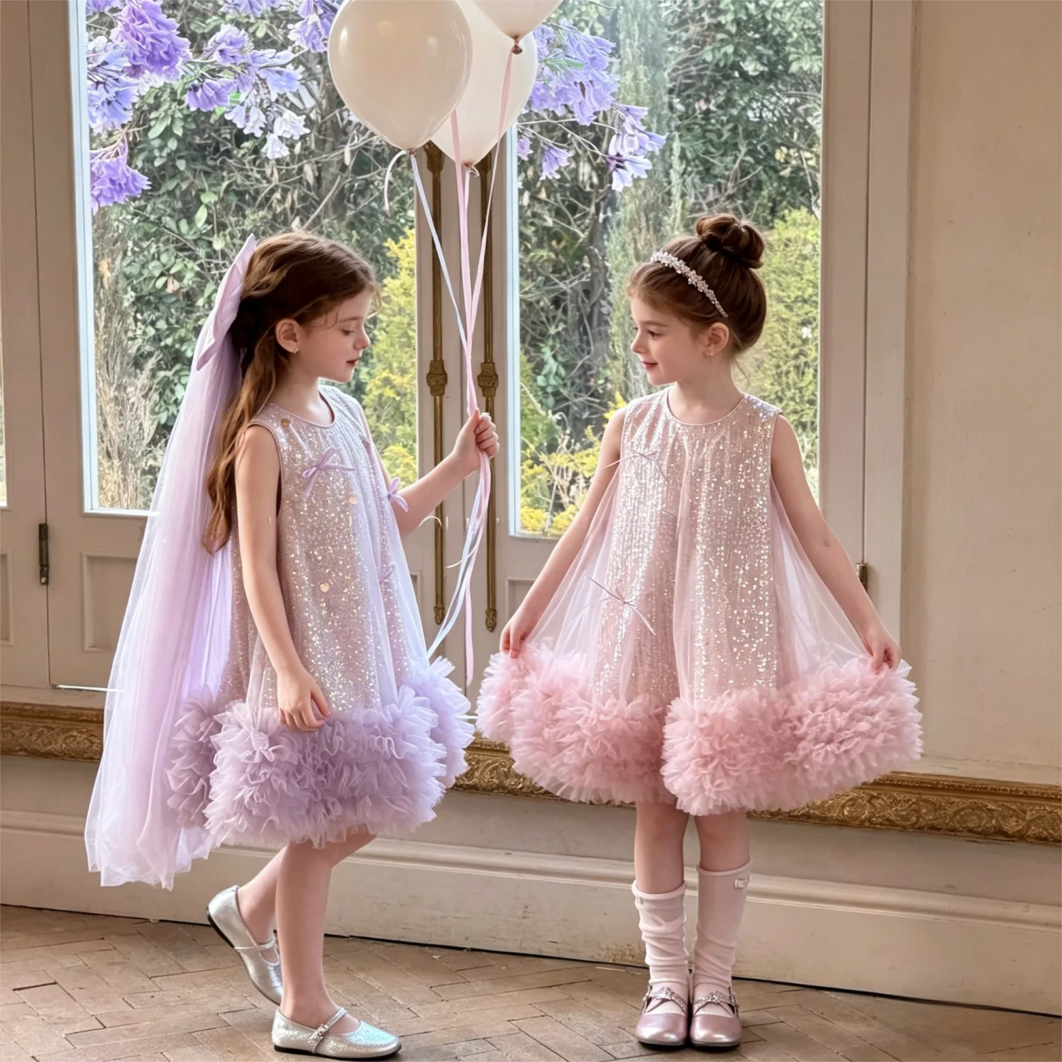 Toddler Girls Sparkly Tulle Tu - Glitter Tablecloth recension och pris