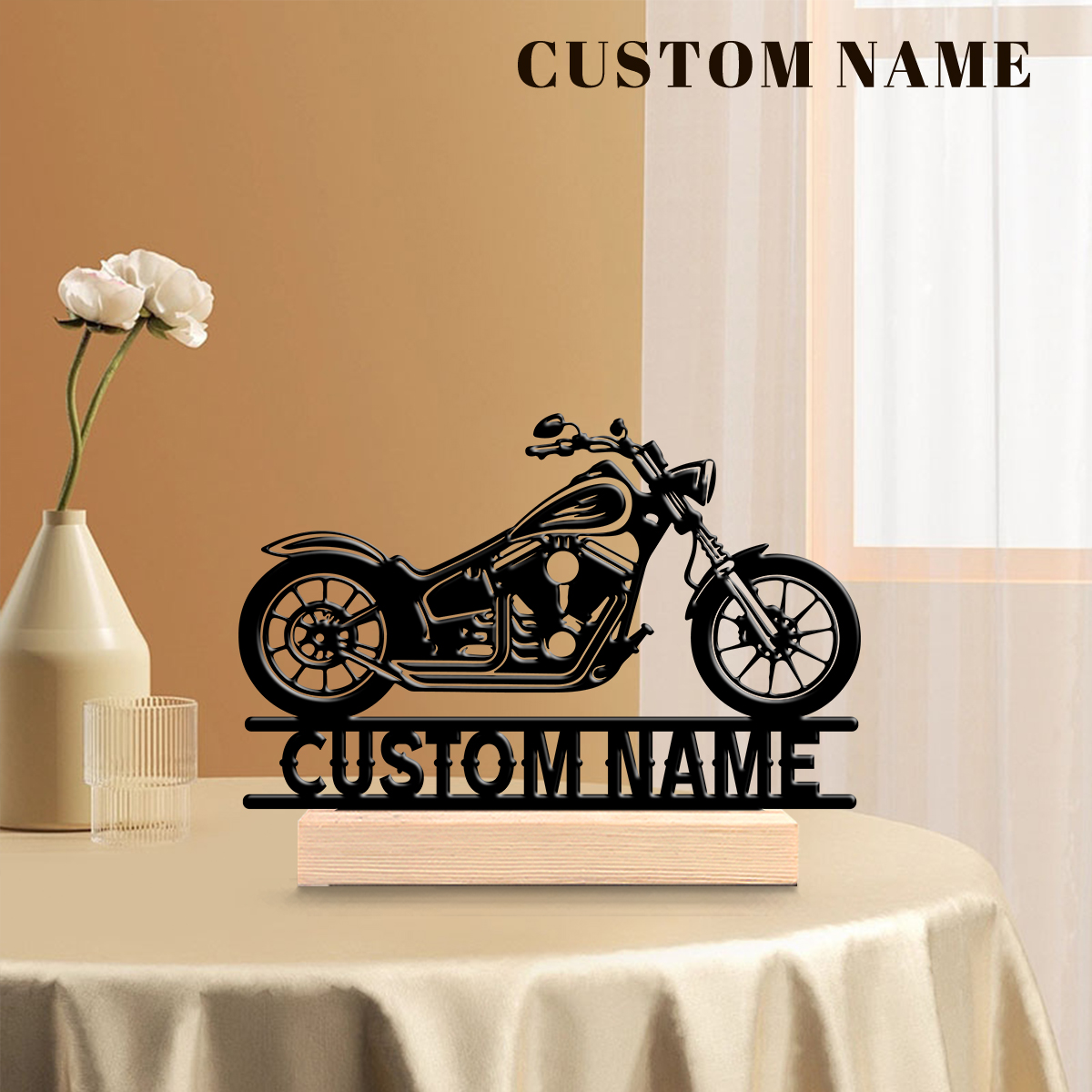 1Pc Csutom Name Road Motorbike - Eve Party recension och pris